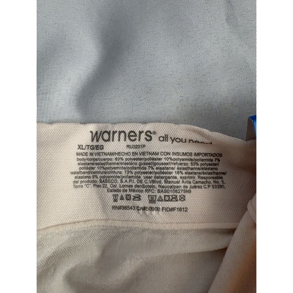NEW Warners Panty No Pinch No Problems Hipster Panties 2 Pair Womens Size XLarge - Picture 5 of 6